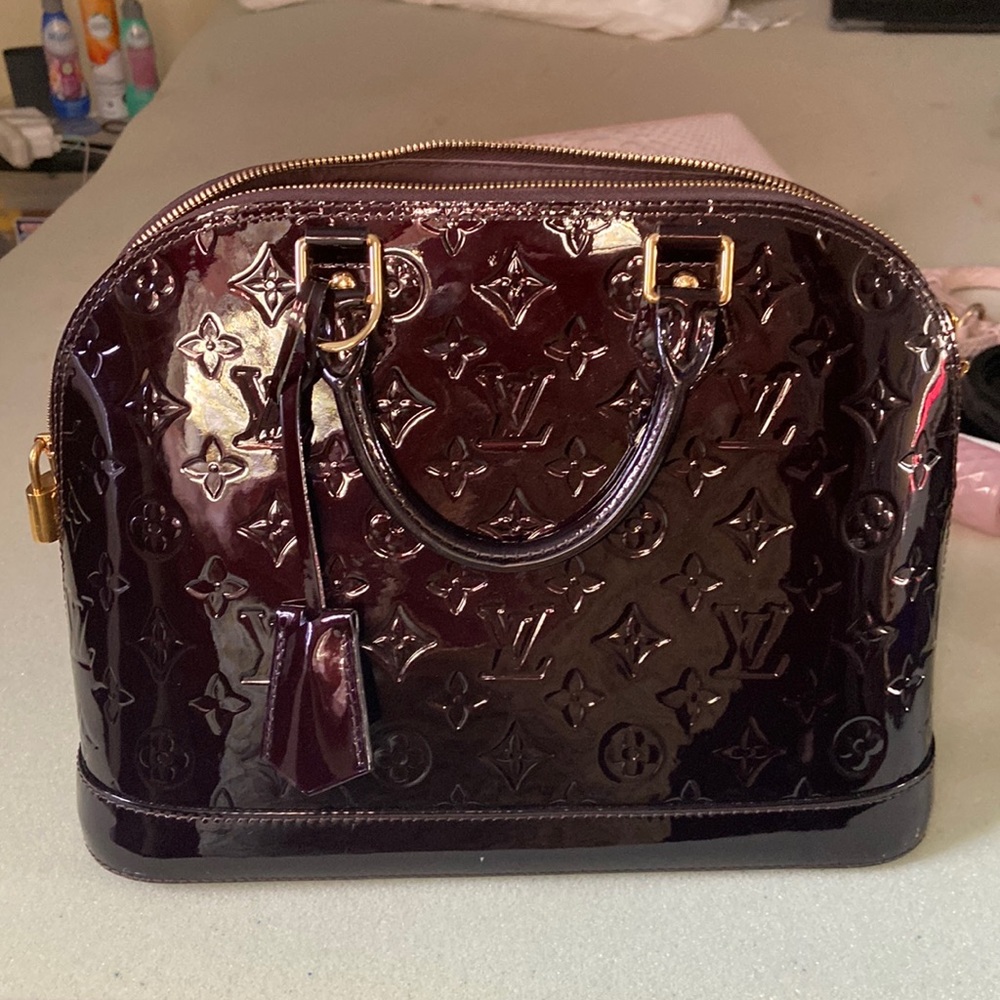 Louis Vuitton Alma Pm bag in dark purple